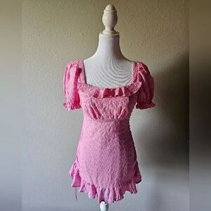 NWT Dolls Kill Current Mood Belles And Bows Eyelet Mini Dress Small
